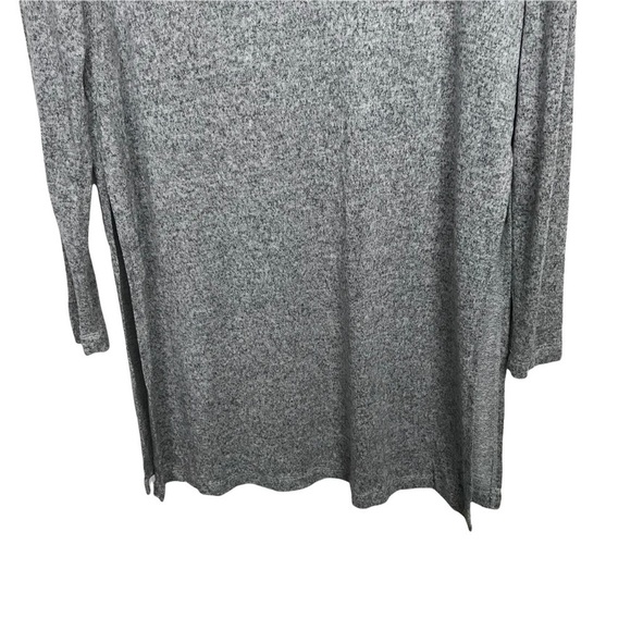 Hye Park And Lune Gray Side Split Tunic Sweater - Picture 5 of 10